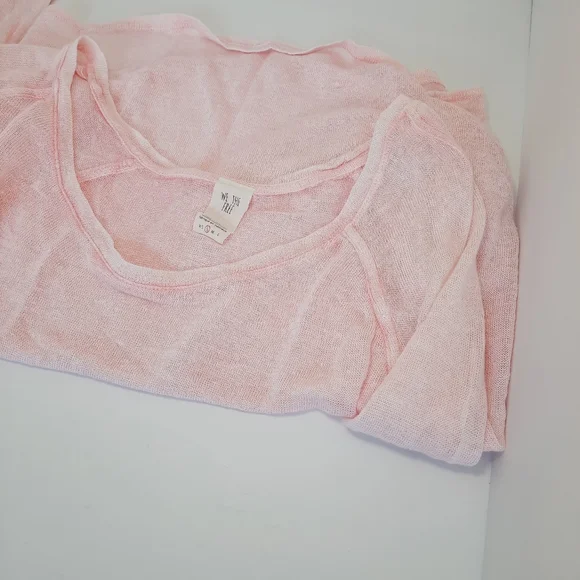 We The Free Pink Oversized Lightweight Knit Small Top - Picture 11 of 16